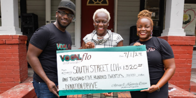 VocalFlo $1,520 donation, July 2024