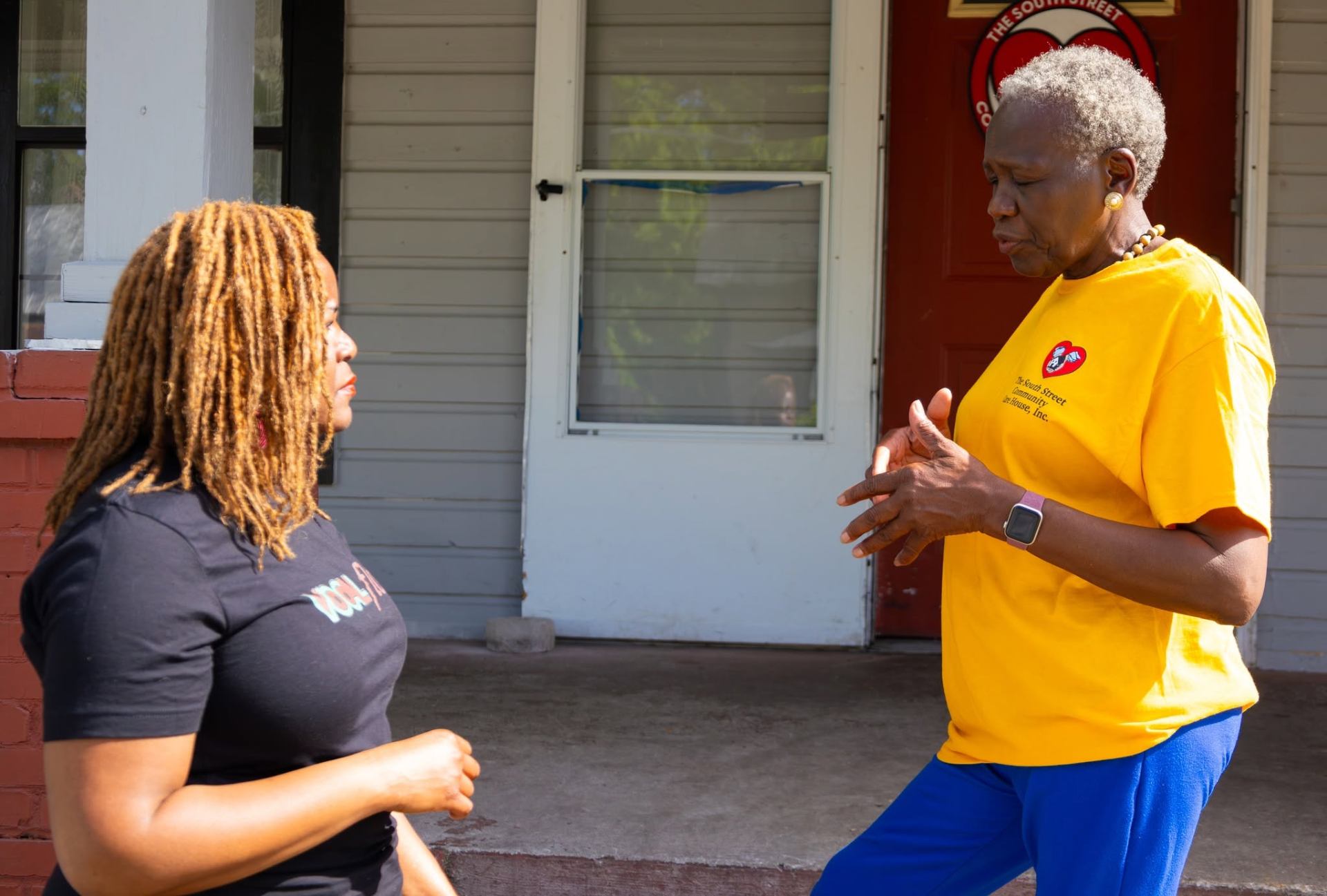 Mentoring & connection on the front porch